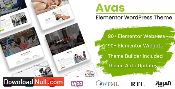 Avas – Elementor MultiPurpose WordPress Theme