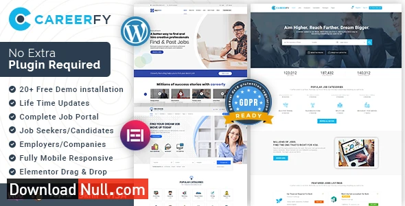 Careerfy – Job Board WordPress Themes
