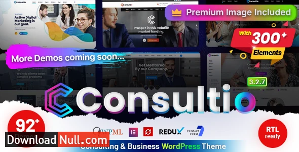 Consultio – Corporate Consulting WordPress Theme