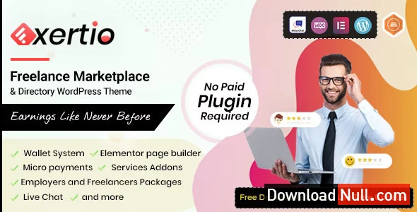 Exertio – Freelance Marketplace WordPress Theme