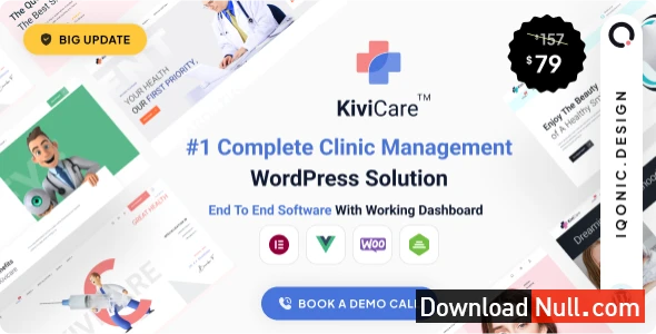 KiviCare – Medical Clinic & Patient Management WordPress Theme
