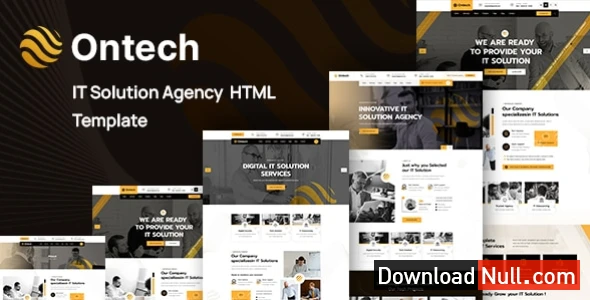 Ontech – IT Solutions & Services HTML Template