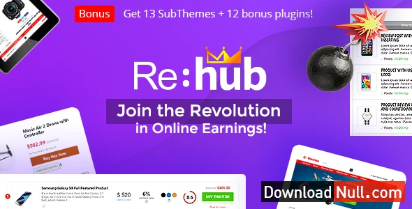 REHub – Price Comparison, Affiliate Marketing, Multi Vendors Store, Community Themes