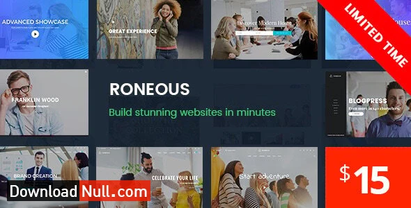 Roneous – Creative Multi-Purpose WordPress Theme