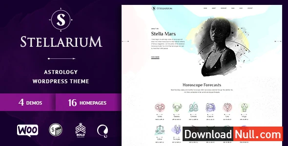 Stellarium – Horoscope and Astrology WordPress Theme