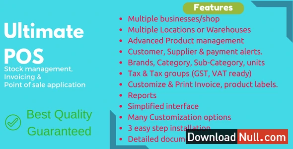 Ultimate POS – Best ERP, Stock Management, Point of Sale & Invoicing application